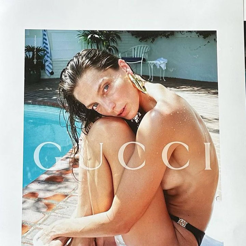 New Gucci Designer Teases Daria Werbowy Campaign